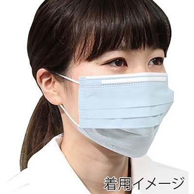 フィット 使い切りマスク 172 FR-172 50枚入 ブルー 50個/箱(ご注文単位1箱)【直送品】