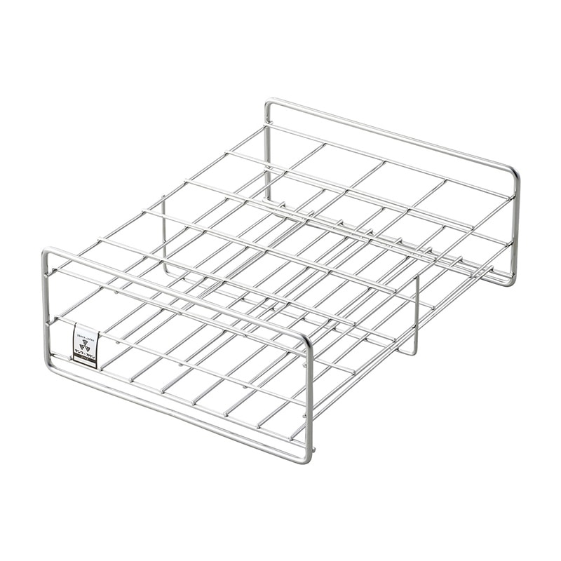 試験管立 40mm用 20本立 SS40-20 4×5 55mm 1個(ご注文単位1個)【直送品】