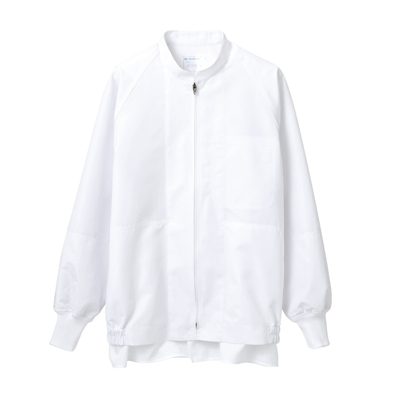 住商モンブラン(株) RP8521-2_LL ジャンパー 男女兼用長袖　LL 白 1枚（ご注文単位1枚）【直送品】