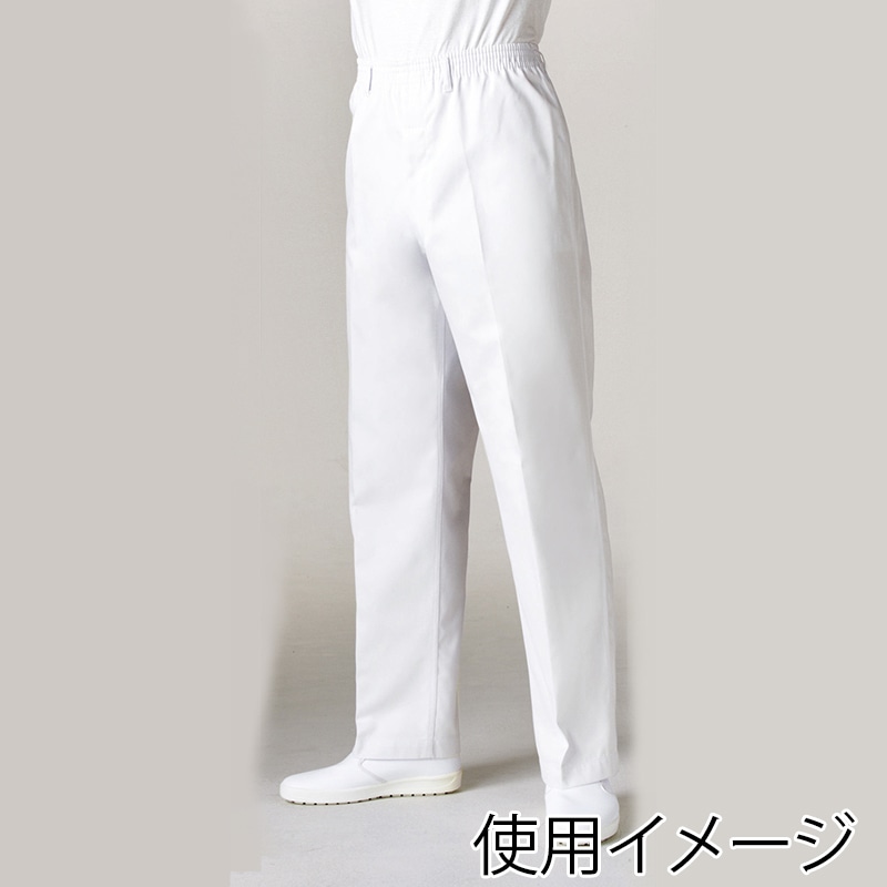 住商モンブラン(株) 7-654_M トレパン メンズ M 白 1枚(ご注文単位1枚)【直送品】