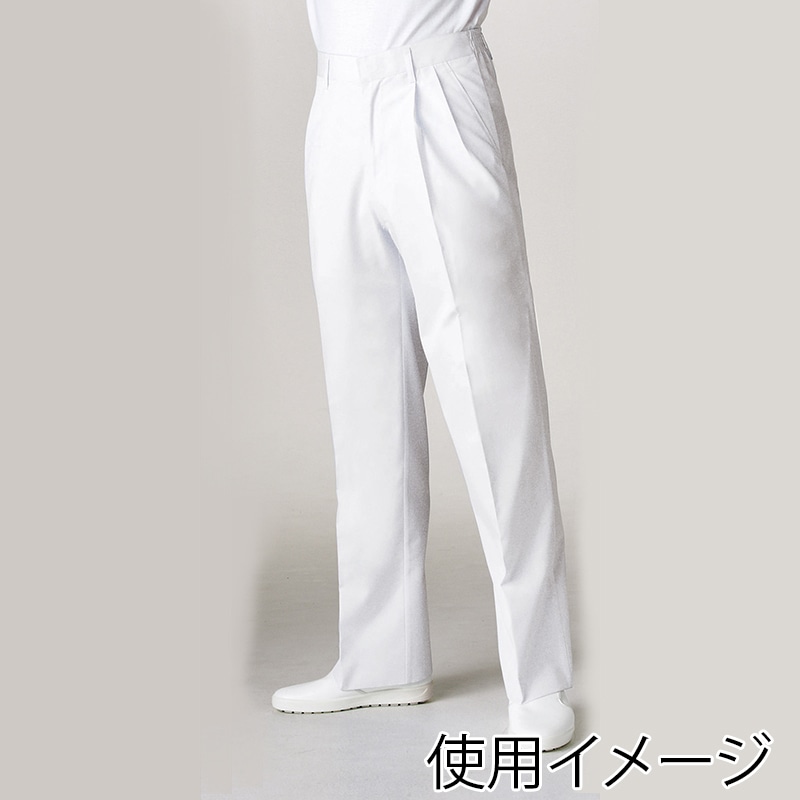 住商モンブラン(株) 7-669_3L パンツ メンズ 3L 白 1枚(ご注文単位1枚)【直送品】