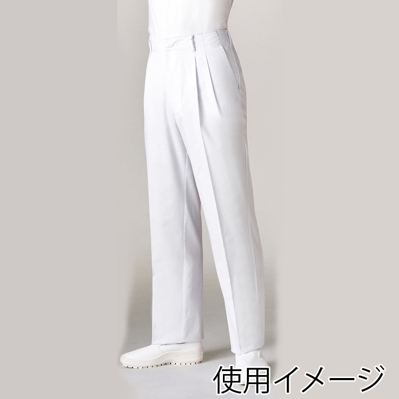 住商モンブラン(株) 7-715_88 スラックス メンズ 88 白 1枚(ご注文単位1枚)【直送品】
