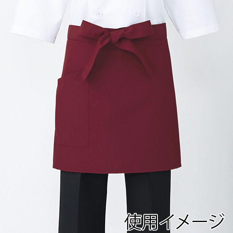 住商モンブラン(株) 9-584_F サロンエプロン 男女兼用 フリーサイズ ブラウン 1枚(ご注文単位1枚)【直送品】