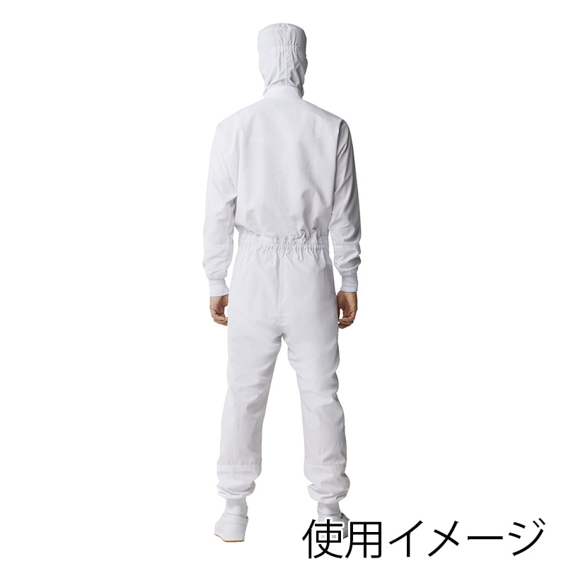 住商モンブラン(株) DF8901-2_3L オーバーオール 男女兼用長袖 3L 白 1枚(ご注文単位1枚)【直送品】