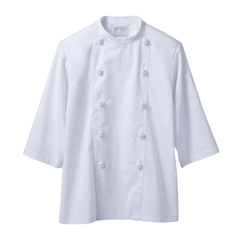 住商モンブラン(株) TC6623-2_3L コックコート 男女兼用7分袖　3L 白 1枚（ご注文単位1枚）【直送品】