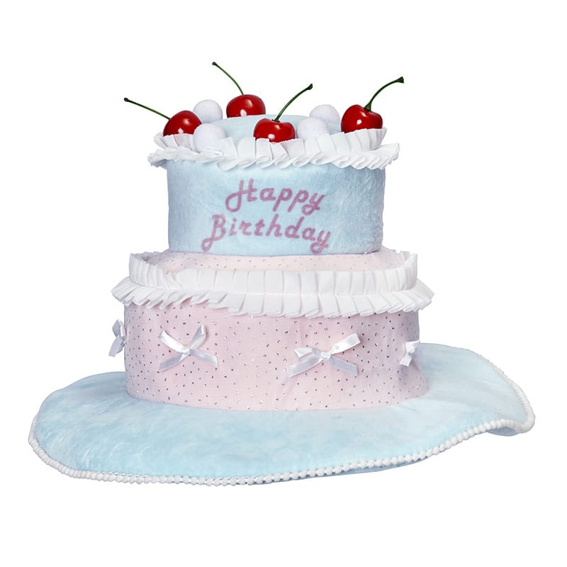 クリアストーン コスチューム ハピバ チェリーケーキハット 1個(ご注文単位1個)【直送品】