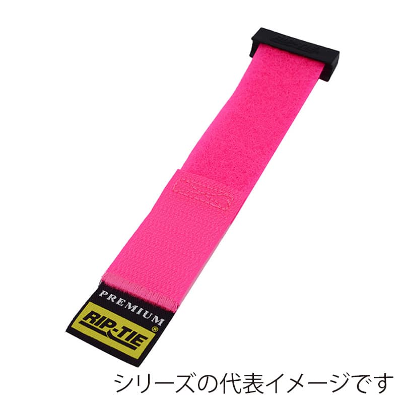 RIP-TIE リップロックケーブルラップ 25.4mm幅 88.9mm ネオンピンク 10本 RLH-035-010-NP 1個(ご注文単位1個)【直送品】