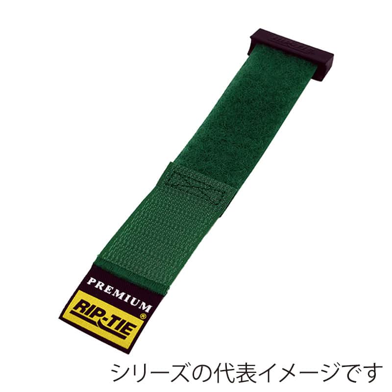 RIP-TIE リップロックケーブルラップ 25.4mm幅 241.3mm 緑 3本 RLH-095-003-GN 1個（ご注文単位1個）【直送品】