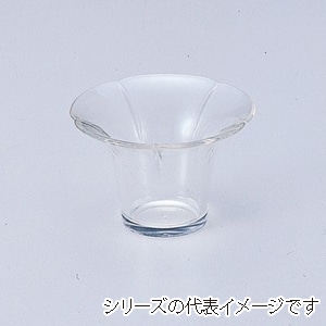 若泉漆器 朝顔珍味入れ　透明 大 M-4-54 1個（ご注文単位1個）【直送品】