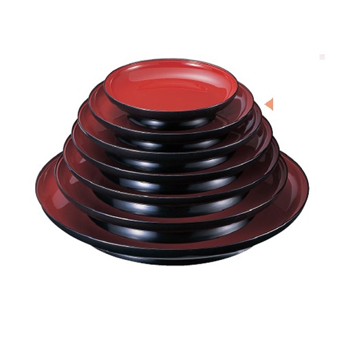 若泉漆器 寿盛器　朱天黒　尺1寸  M-11-41 1個（ご注文単位1個）【直送品】