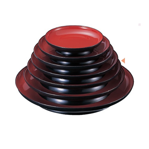 若泉漆器 寿盛器　朱天黒　尺3寸  M-11-43 1個（ご注文単位1個）【直送品】