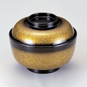 若泉漆器 洸琳椀 アクアイエロー W-6-86 1個(ご注文単位1個)【直送品】