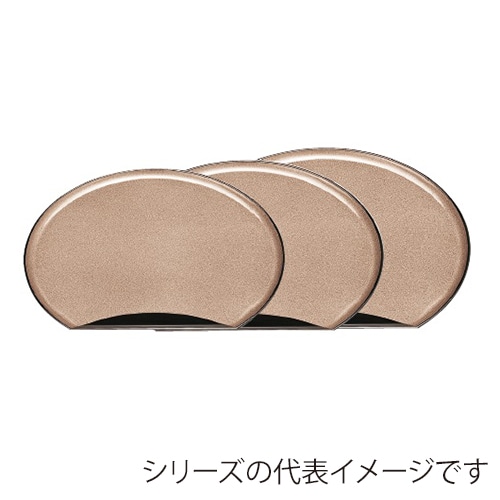 若泉漆器 加賀半月盆　玉虫パール　尺1寸  1-79-9 1個（ご注文単位1個）【直送品】