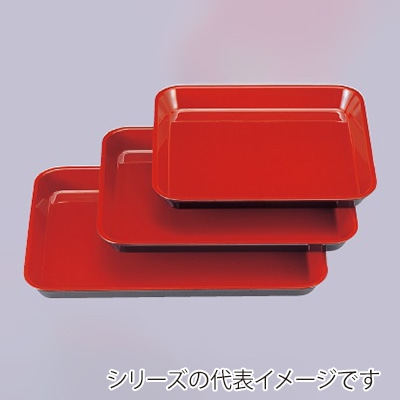 若泉漆器 デリカバット　黒内朱　尺3寸 大 1-121-9 1個（ご注文単位1個）【直送品】
