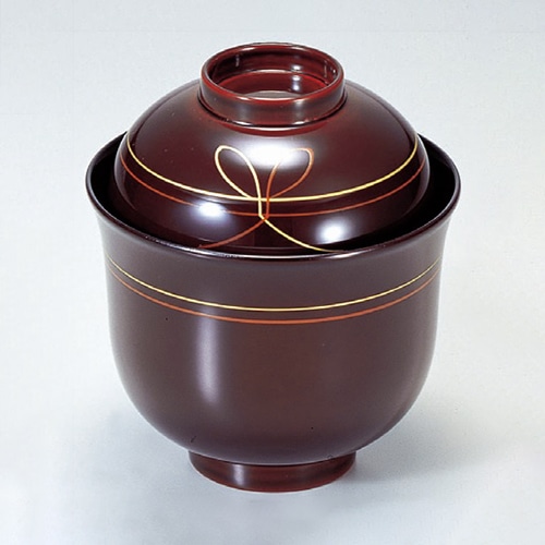 若泉漆器 姫小吸椀 溜結び 本漆塗 手描蒔絵 1-194-4 1個(ご注文単位1個)【直送品】