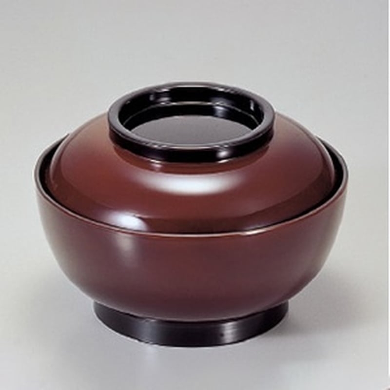 若泉漆器 菓子椀 溜つば黒4寸 1-205-1 1個(ご注文単位1個)【直送品】