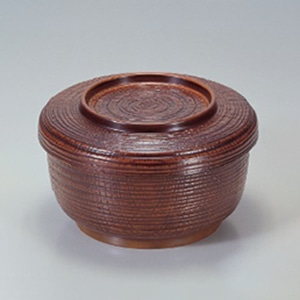 若泉漆器 割子飯器 栃 小 1-224-4 1個(ご注文単位1個)【直送品】