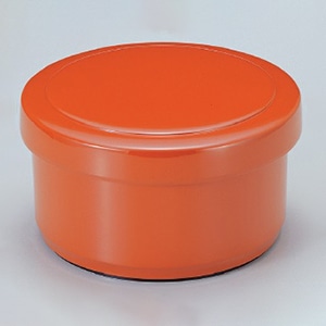 若泉漆器 保温飯器 朱 5人用 ヘラ付 1-231-7 1個(ご注文単位1個)【直送品】