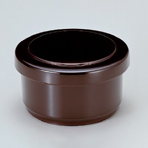 若泉漆器 保温飯器 溜 2人用 ヘラ付 1-231-11 1個(ご注文単位1個)【直送品】