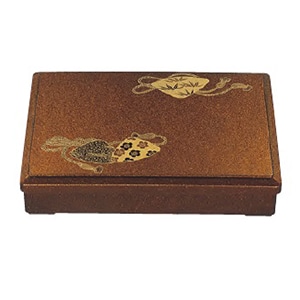 若泉漆器 尺2寸宝林弁当 梨地蛤 (仕切別売) 1-360-3 1個(ご注文単位1個)【直送品】