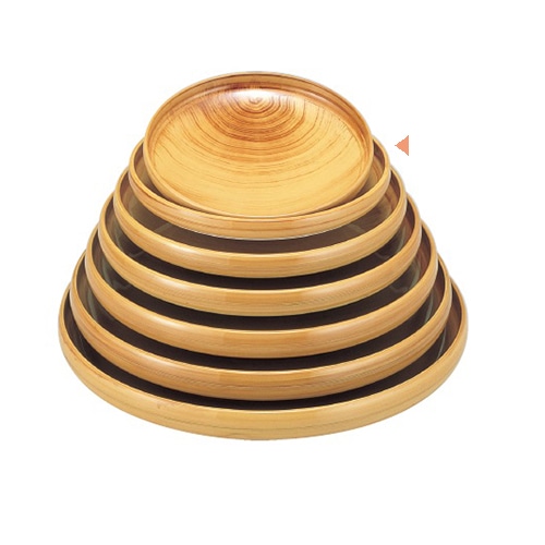 若泉漆器 一休鉢 花梨塗 8寸 1-464-18 1個(ご注文単位1個)【直送品】