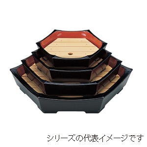 若泉漆器 ダイヤ盛器　目皿　尺2寸用  1-465-8 1個（ご注文単位1個）【直送品】