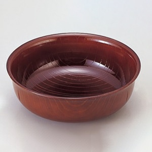 若泉漆器 ケヤキサラダ鉢 溜 4.5寸 1-512-26 1個(ご注文単位1個)【直送品】