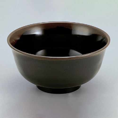 若泉漆器 そば丼 天目 W-82BL 1-547-4 1個(ご注文単位1個)【直送品】