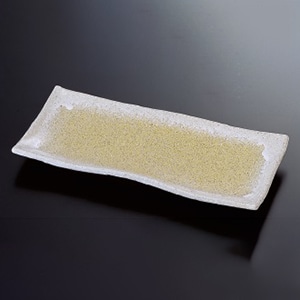 若泉漆器 9.5寸雄山盛器 白唐津 1-608-4 1個(ご注文単位1個)【直送品】