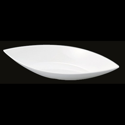 若泉漆器 舟形鉢 白 48cm DS-5989-2 大 J-7-70 1個(ご注文単位1個)【直送品】
