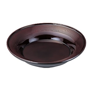 若泉漆器 尺3寸ドラ鉢 花梨塗 1-691-7 1個(ご注文単位1個)【直送品】