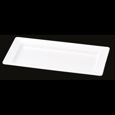 若泉漆器 長角鉢　白　45cm　DS-5798 小 J-101-43 1個（ご注文単位1個）【直送品】