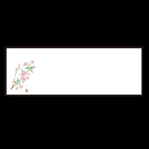 若泉漆器 箸置マット 桜 3月~4月 B-20-31 100枚/束(ご注文単位1束)【直送品】