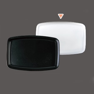 若泉漆器 胴張トレー アイボリー B-13-39 1個(ご注文単位1個)【直送品】