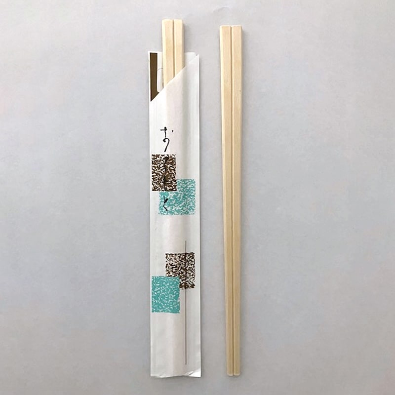 サンクリア 割箸 アスペン元禄 小袋入 100膳 No.69 100本/袋（ご注文単位40袋）【直送品】
