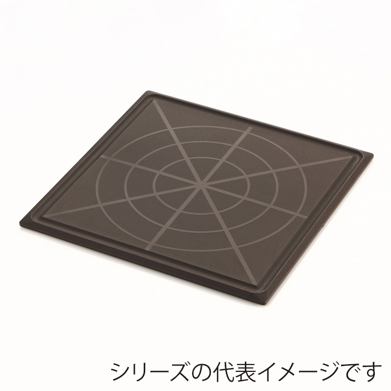 新輝合成 まないた 角20×20 ブラウン M-2020BW 1個(ご注文単位1個)【直送品】