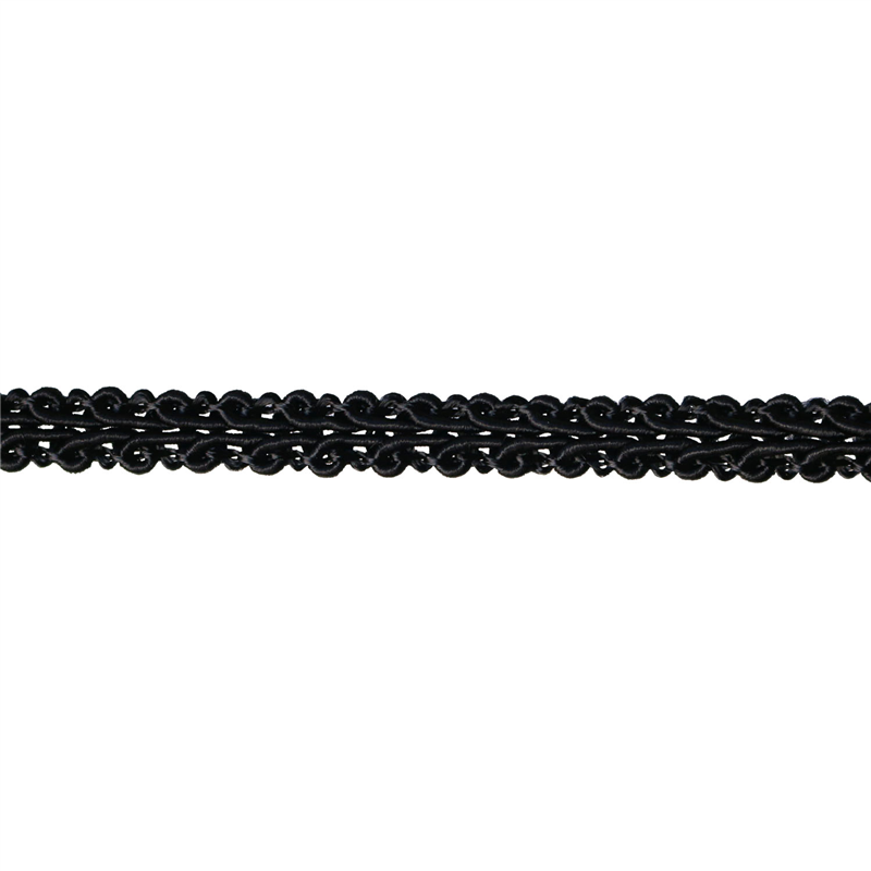 一井商店 アンティーク調ブレード ブラック 幅6mm 50m巻 BR1300-09 1巻（ご注文単位1巻）【直送品】