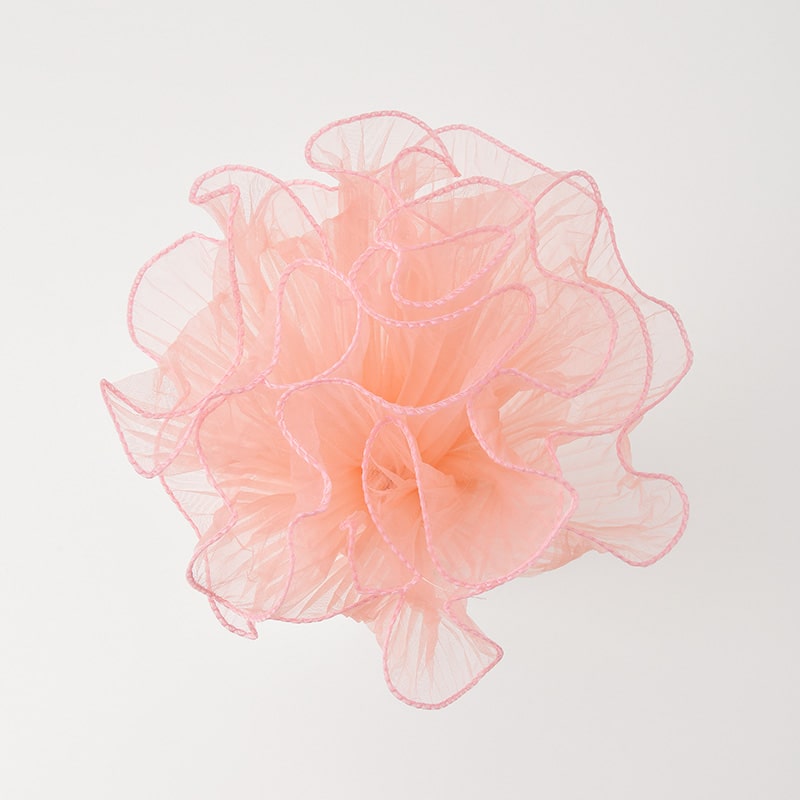 秦貴 ラッピング プリーツ 28cm×4m レッド PRT004 1個（ご注文単位1個）【直送品】