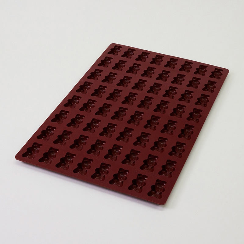 パシフィック洋行 シリコン型 SILMAE 小グマ 59×35 64取 013652-4060 1個（ご注文単位1個）【直送品】