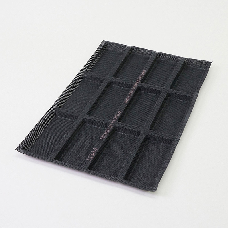 パシフィック洋行 シリコンメッシュ型 FIBERMAE レクタングル 180×80 12取 011344-4060 1個（ご注文単位1個）【直送品】