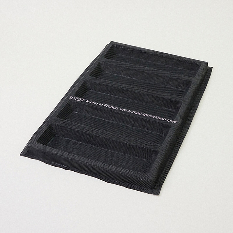 パシフィック洋行 シリコンメッシュ型 FIBERMAE レクタングル 320×85 5取 010797-4060 1個（ご注文単位1個）【直送品】