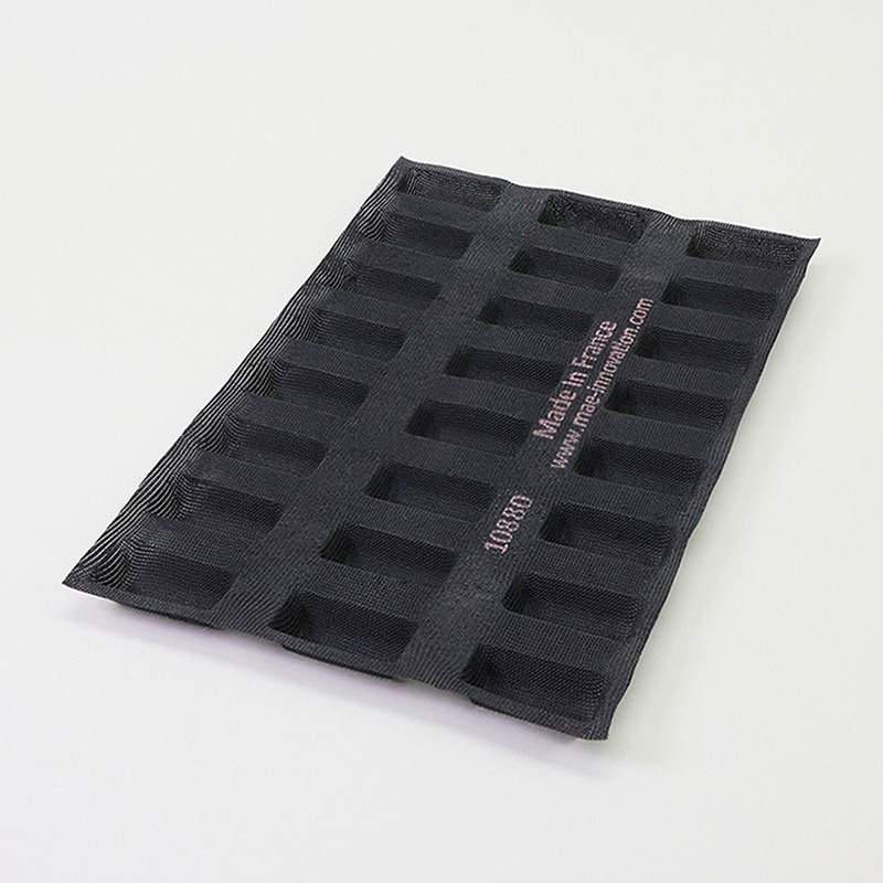 パシフィック洋行 シリコンメッシュ型 FIBERMAE レクタングル 90×40 24取 010880-4060 1個（ご注文単位1個）【直送品】