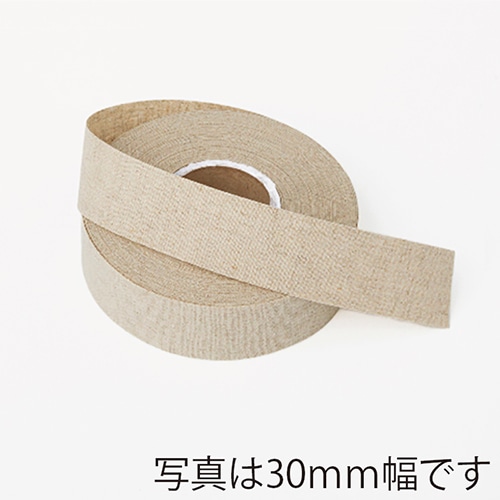 星野 リボン コットンリネン 15mm 18 エクリュ 323418 1巻(ご注文単位1巻)【直送品】