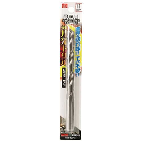 藤原産業 ビック・ツール 鉄工用月光ドリル 丸軸 11.0mm 1本ブリスターパック FSSGP11.0 1本(ご注文単位1本)【直送品】
