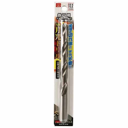 藤原産業 ビック・ツール 鉄工用月光ドリル 丸軸 12.2mm 1本ブリスターパック FSSGP12.2 1本(ご注文単位1本)【直送品】