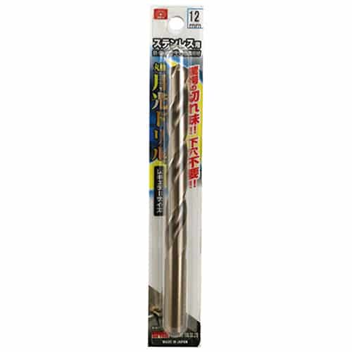 藤原産業 ビック・ツール ステンレス用月光ドリル 丸軸 12.0mm 1本ブリスターパック FSGKP12.0 1本（ご注文単位1本）【直送品】