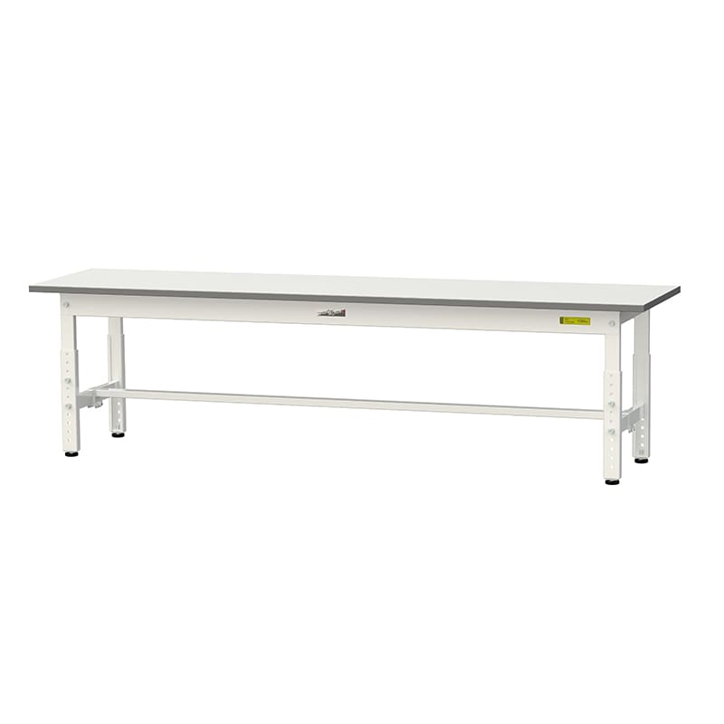 山金工業 ワークテーブル150 高さ調整タイプ 低床用 H400~575mm 基本形 1800×450 1台(ご注文単位1台)【直送品】