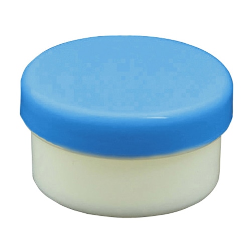 プラ壷 5ml 100個入 青 1個(ご注文単位1個)【直送品】