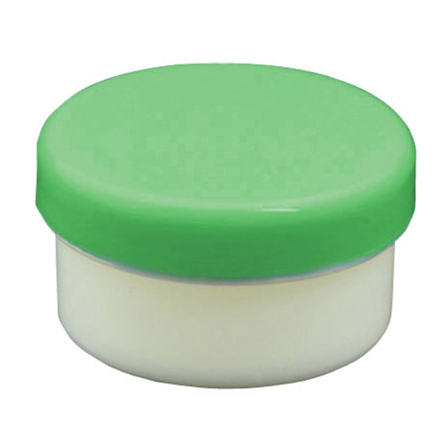 プラ壷 5ml 100個入 緑 1個(ご注文単位1個)【直送品】