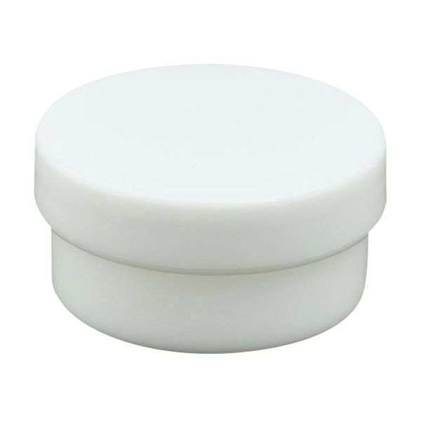 プラ壷 10ml 100個入 白 1個(ご注文単位1個)【直送品】